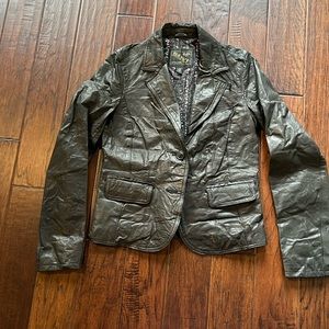 Leather jacket from Old Navy